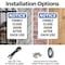 Signmission Firmly Close Door After Each Use, 7 in W x Rectangle, Plastic OS-2PACK-NS-P-710-V-12723 - alternate 3